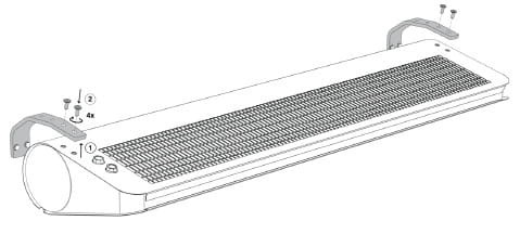 wsporniki montażowe ścienne SLIM