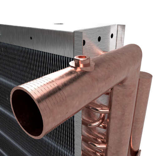 nagrzewnica wodna przemysłowa AEROCK MINI R3 AC wymiennik ciepła