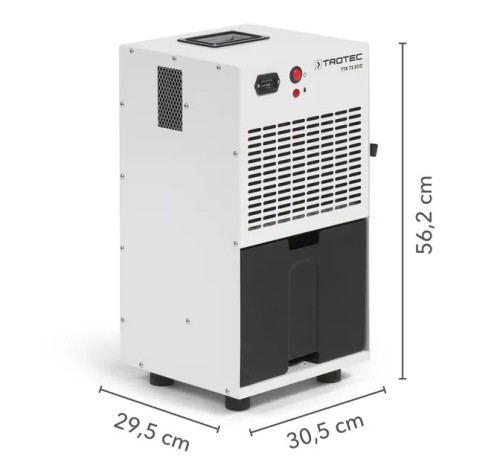 osuszacz powietrza do osuszania pomieszczeń TTK 75 ECO Trotec kondensacyjny wymiary.jpg