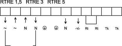 regulator obrotów RTRE SYSTEMAIR schemat