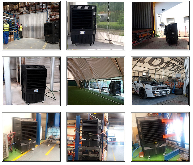 klimatyzator wodny przenośny przemysłowy BC 220 MASTER klimatyzer ewaporacyjny