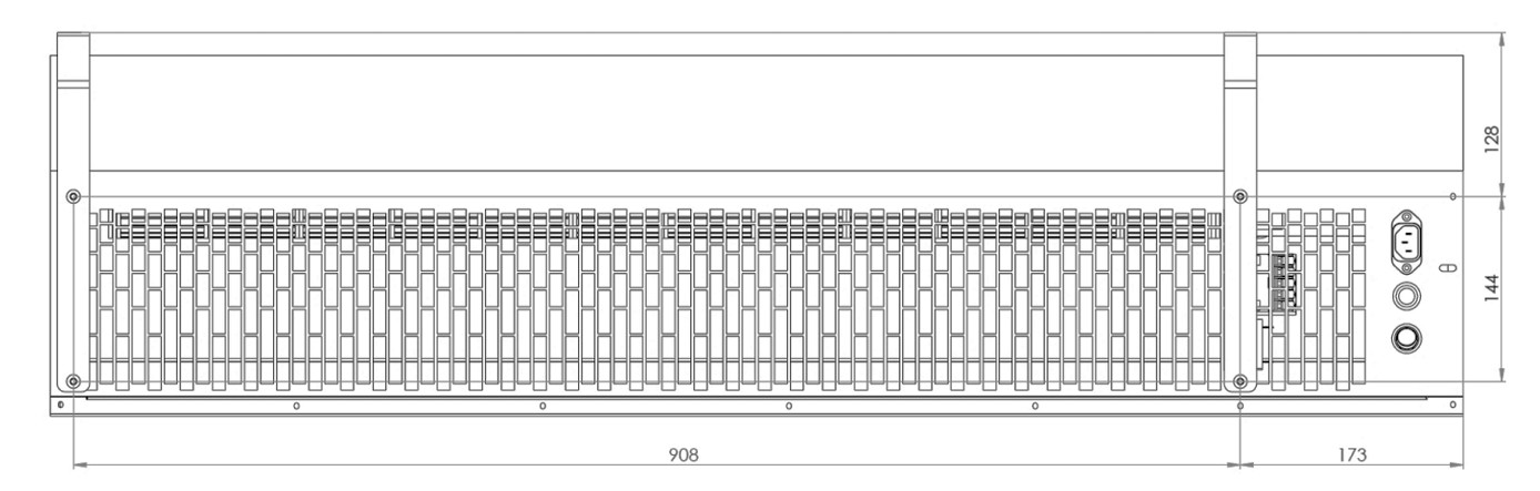 kurtyna powietrzna GUARD ONE 100E montaż do sufitu