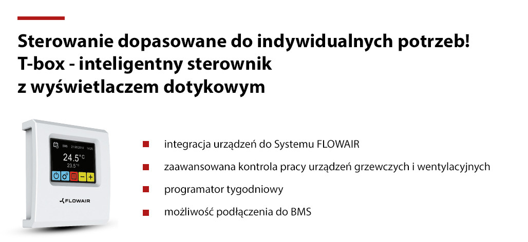 sterownik T-BOX Flowair