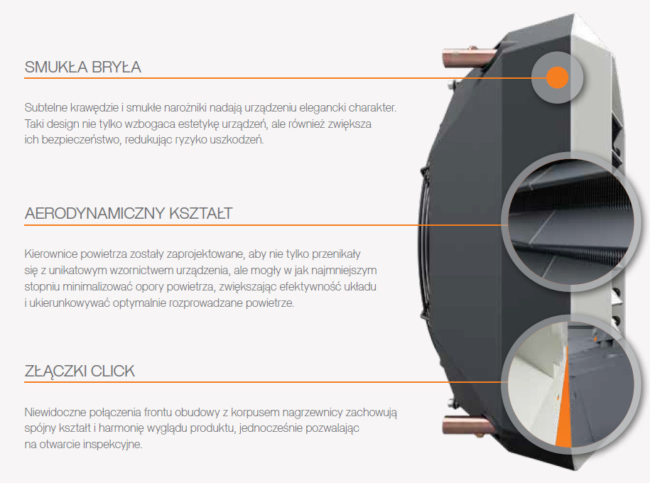nagrzewnica wodna AEROCK przemysłowa
