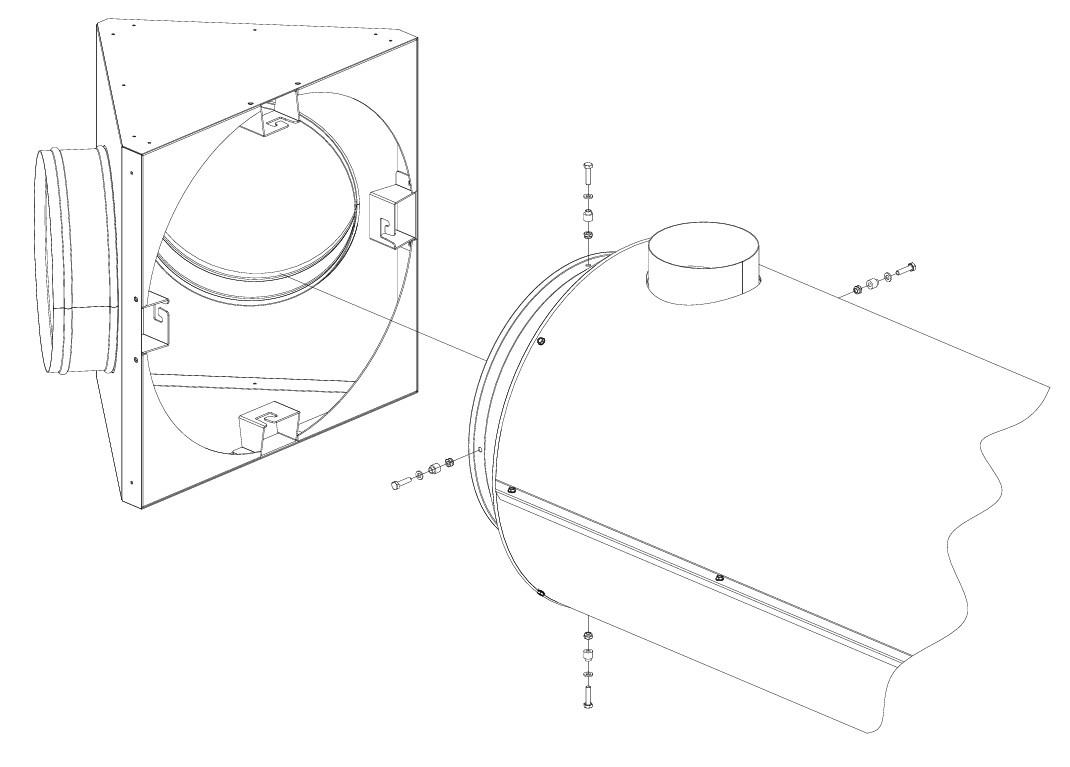 panel dwudrożny do nagrzewnicy olejowej